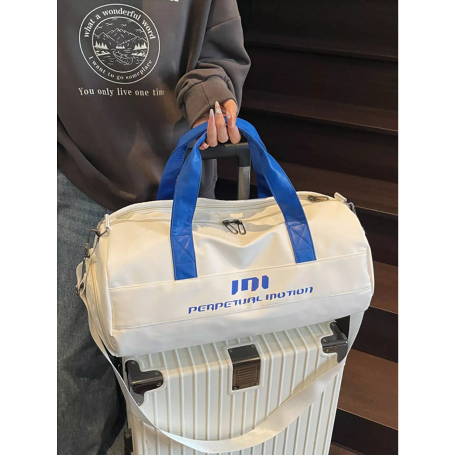 Sporty Duffel Bag with Shoulder Strap Apparel and Accessories
