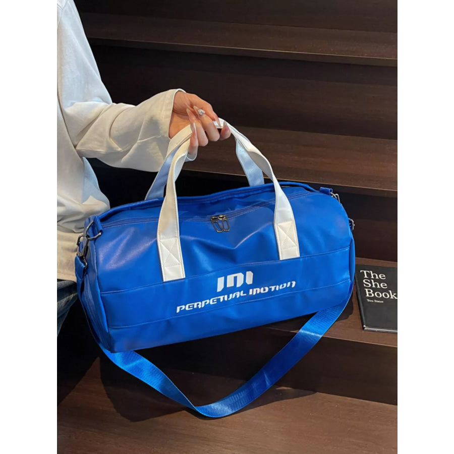 Sporty Duffel Bag with Shoulder Strap Apparel and Accessories