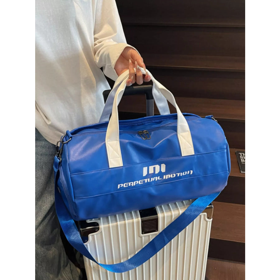 Sporty Duffel Bag with Shoulder Strap Apparel and Accessories