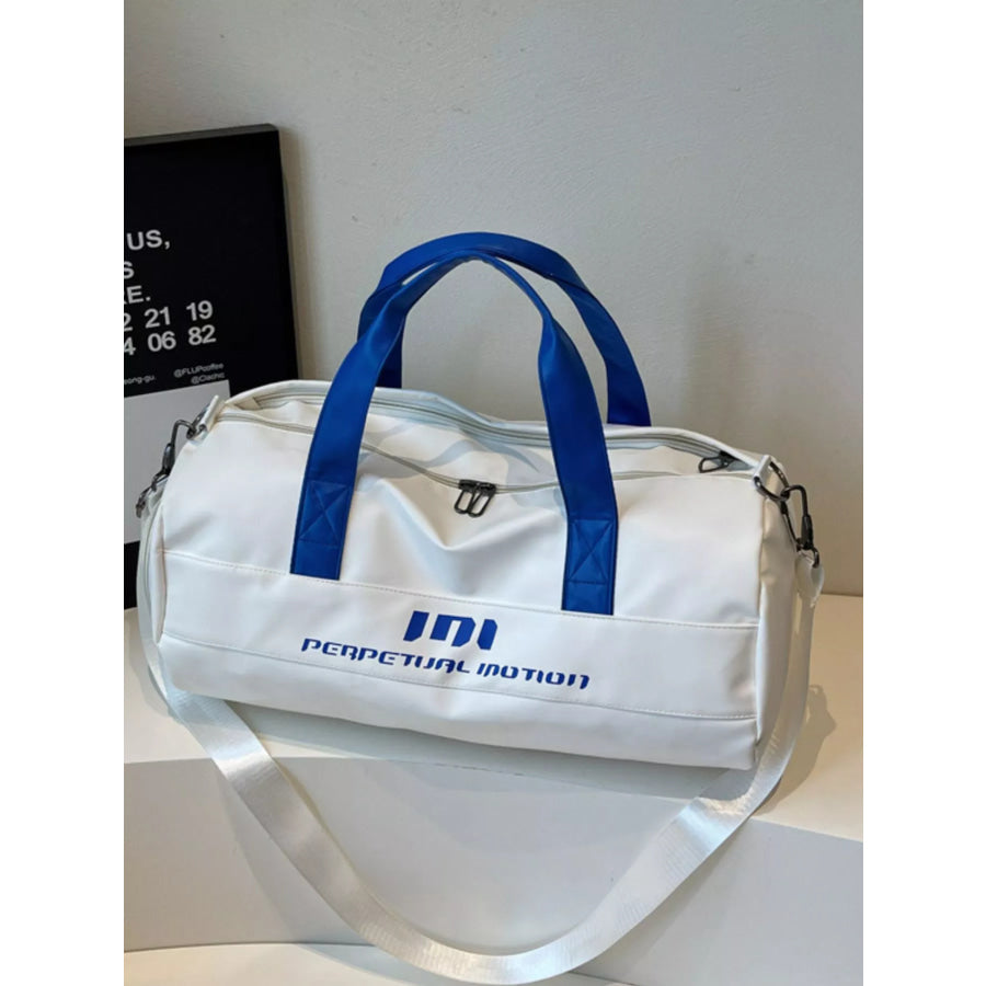 Sporty Duffel Bag with Shoulder Strap Apparel and Accessories