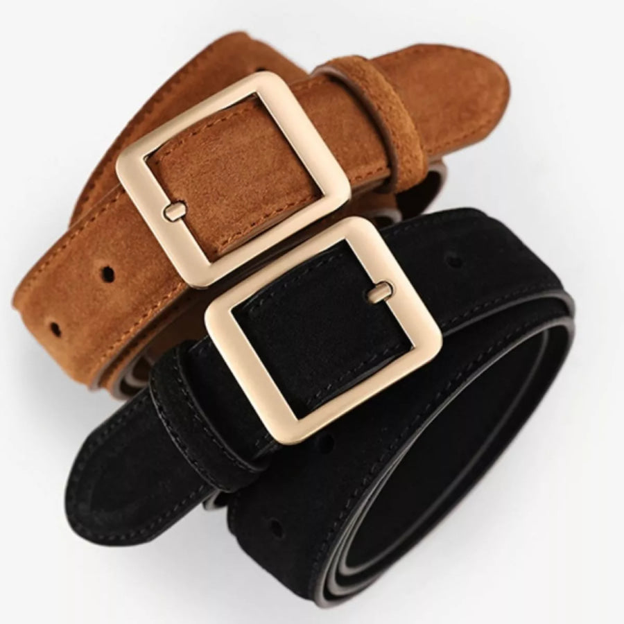 Square Buckle Belt Apparel and Accessories