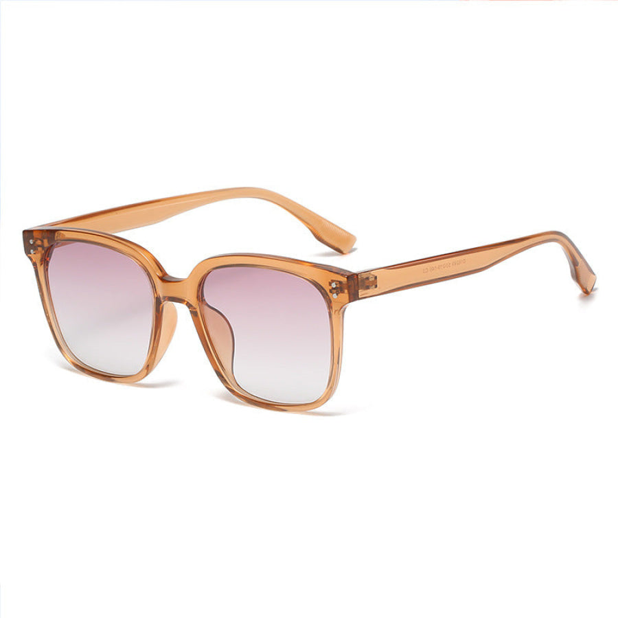 Square Frame Gradient Tint Sunglasses Style C / ONESIZE Apparel and Accessories