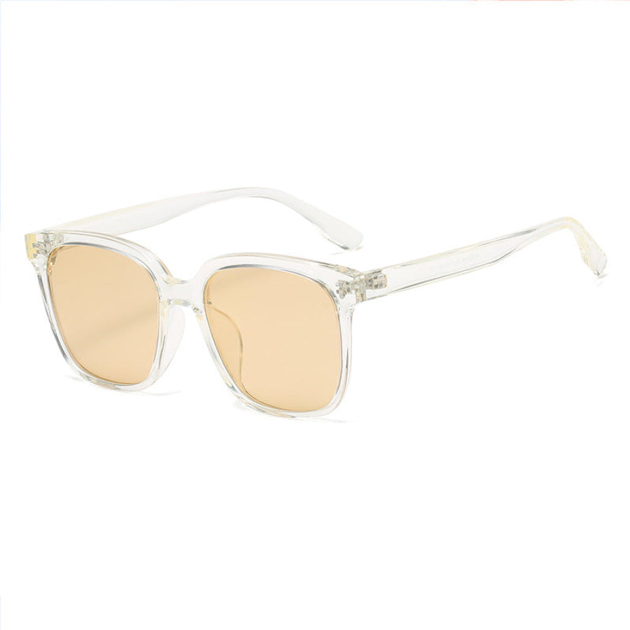 Square Frame Gradient Tint Sunglasses Style D / ONESIZE Apparel and Accessories