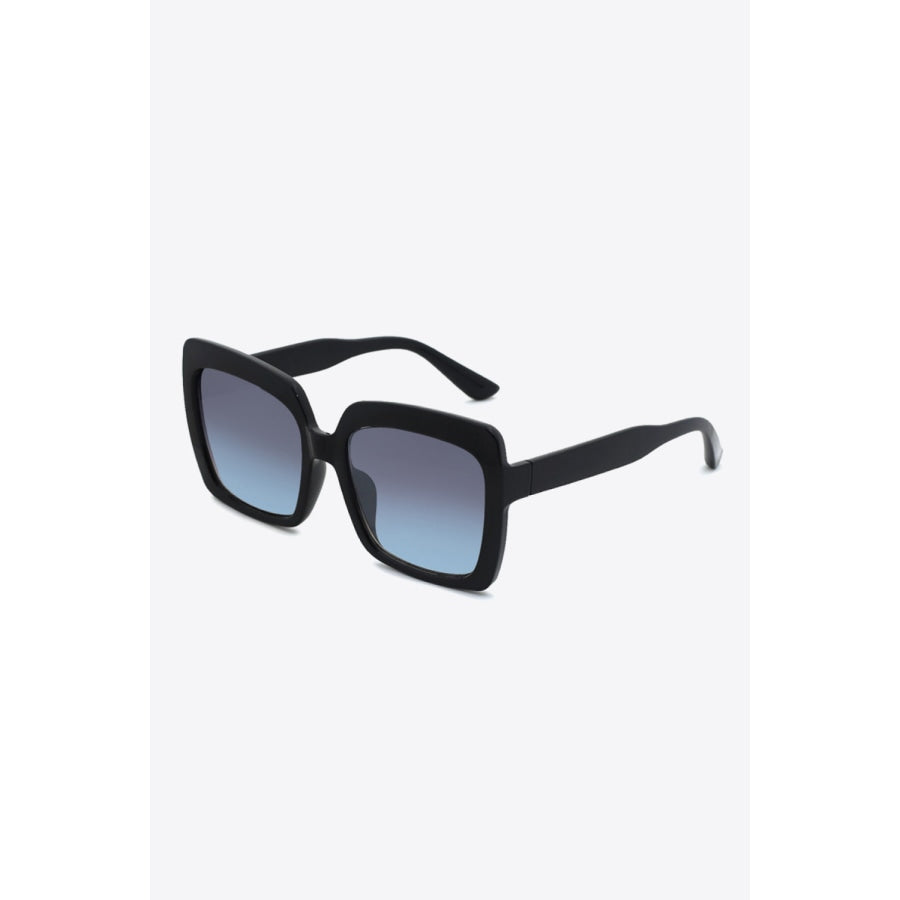 Square Full Rim Sunglasses Black / One Size