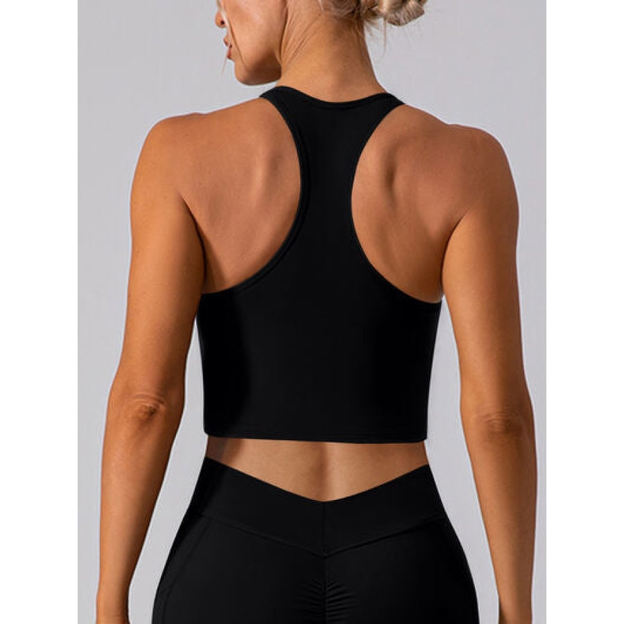 Square Neck Racerback Cropped Tank Apparel and Accessories