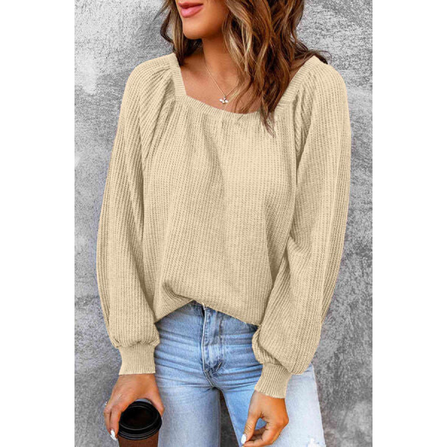 Square Neck Raglan Sleeve T - Shirt Apparel and Accessories