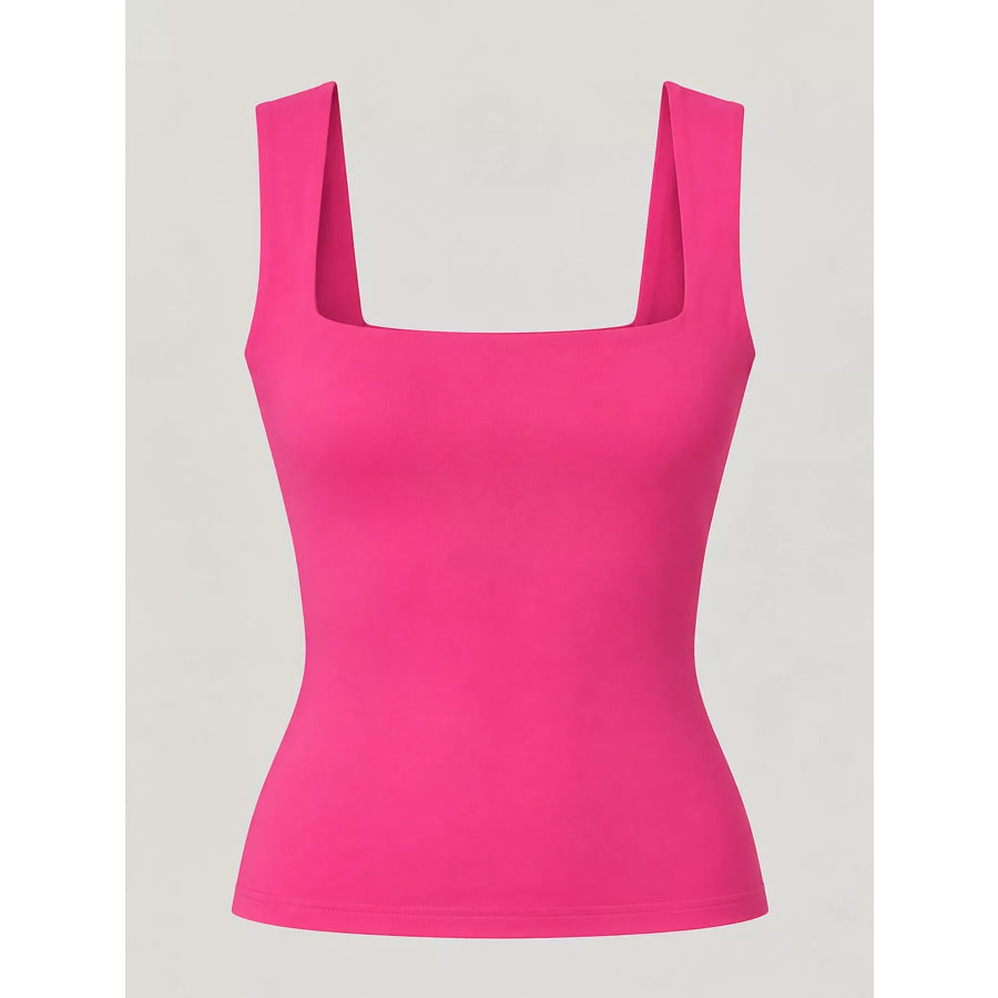 Square Neck Slim-Fit Tank Apparel and Accessories