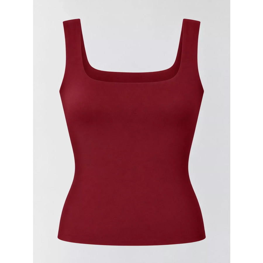 Square Neck Slim-Fit Tank Apparel and Accessories