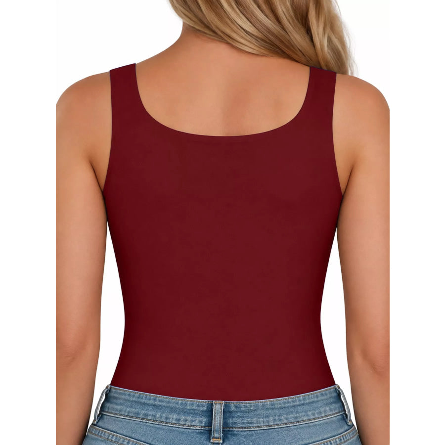 Square Neck Slim-Fit Tank Apparel and Accessories