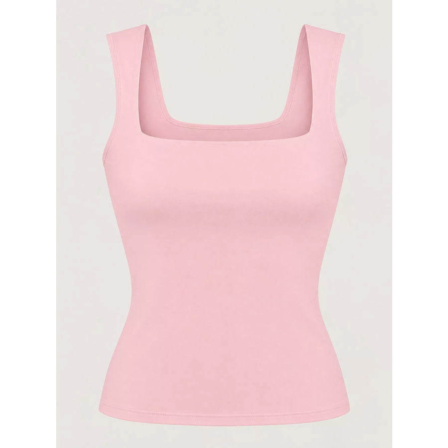 Square Neck Slim-Fit Tank Apparel and Accessories