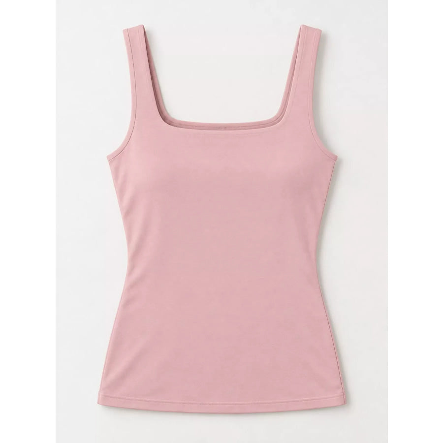 Square Neck Slim-Fit Tank Apparel and Accessories