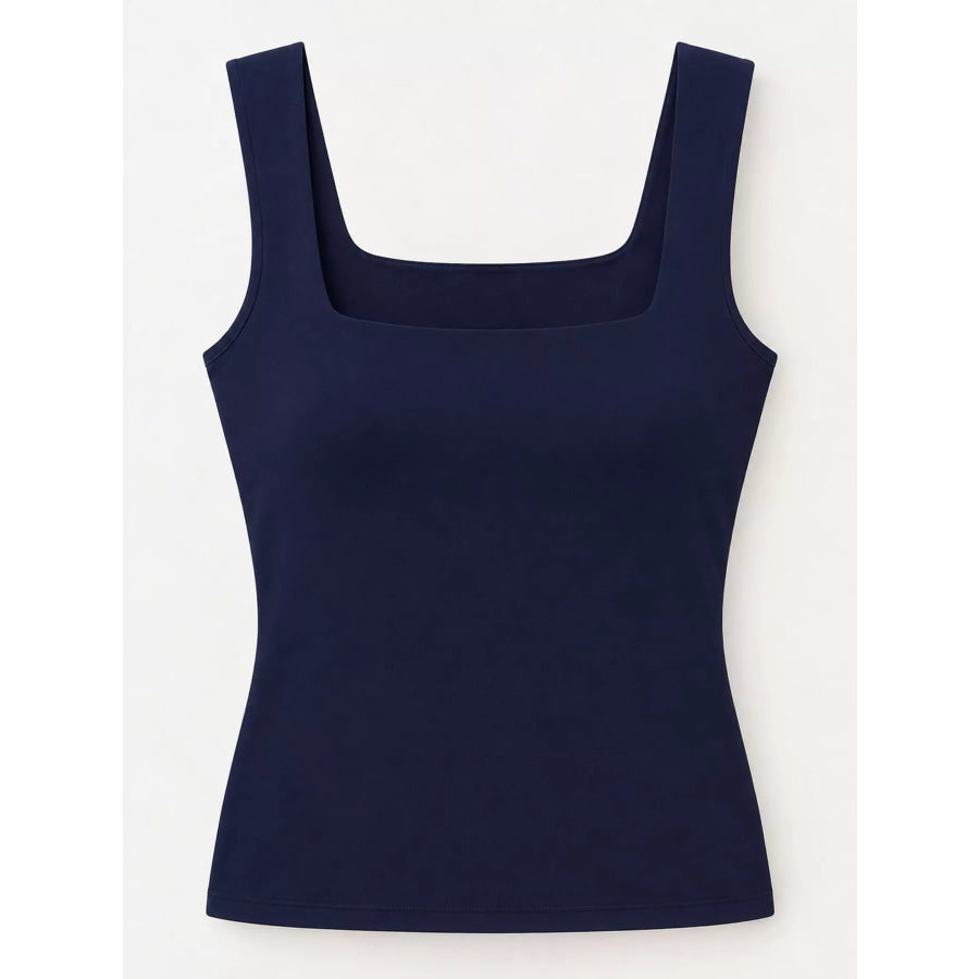 Square Neck Slim-Fit Tank Apparel and Accessories