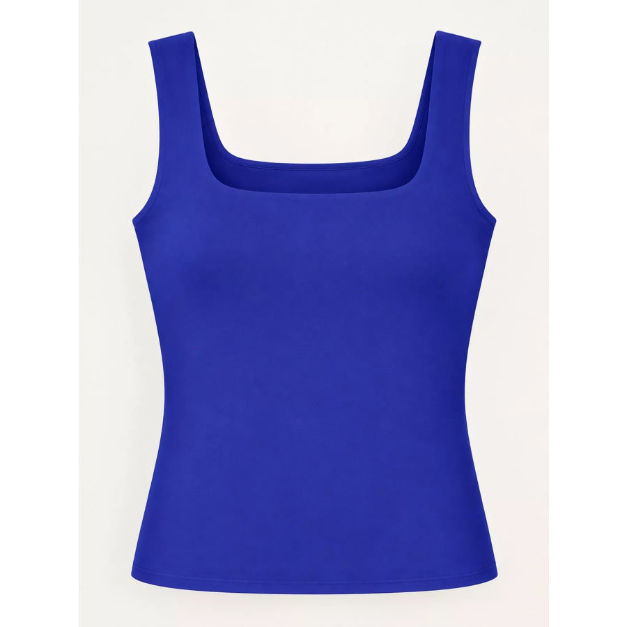 Square Neck Slim-Fit Tank Apparel and Accessories