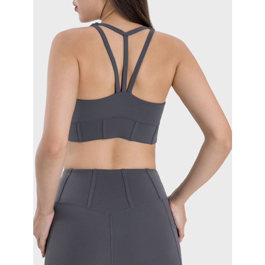 Square Neck Wide Strap Active Tank Apparel and Accessories