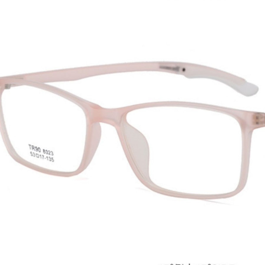 Square Optical glasses Blush Pink / ONESIZE Apparel and Accessories