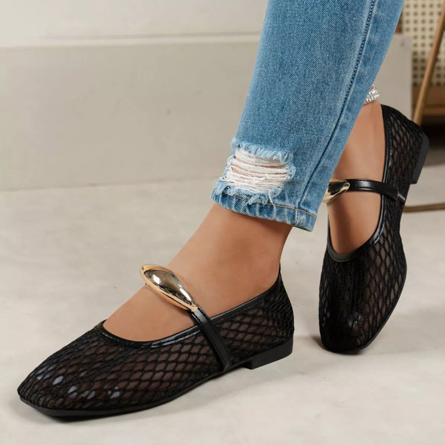 Square Toe Slip-Ons Apparel and Accessories