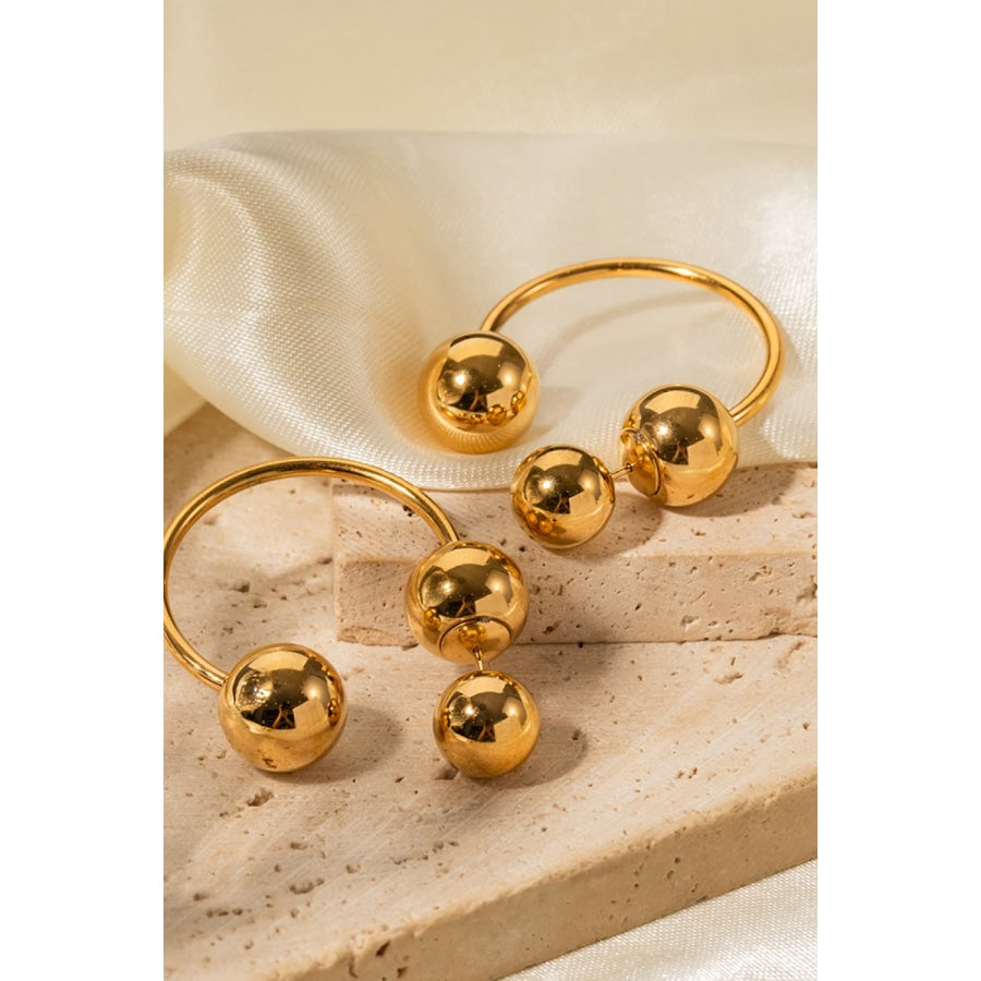 Stainless Steel Ball Earrings