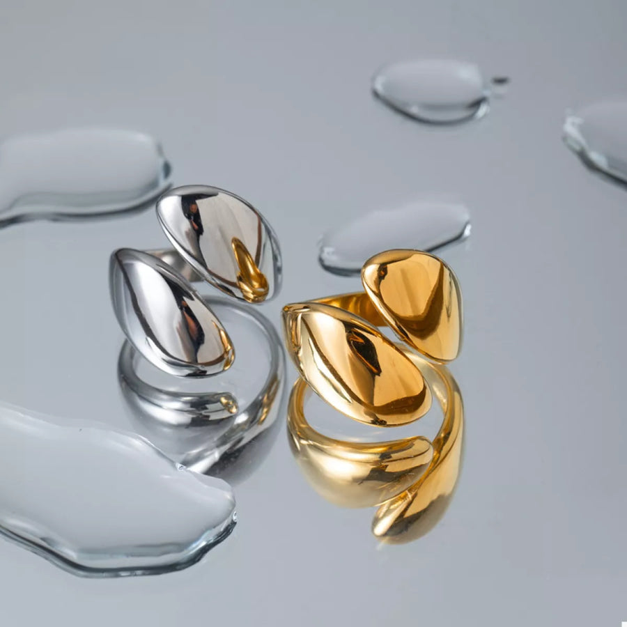Stainless Steel Bypass Ring Apparel and Accessories