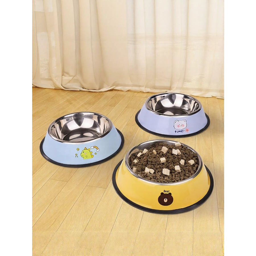 Stainless Steel Pet Bowl Gold / M Apparel and Accessories