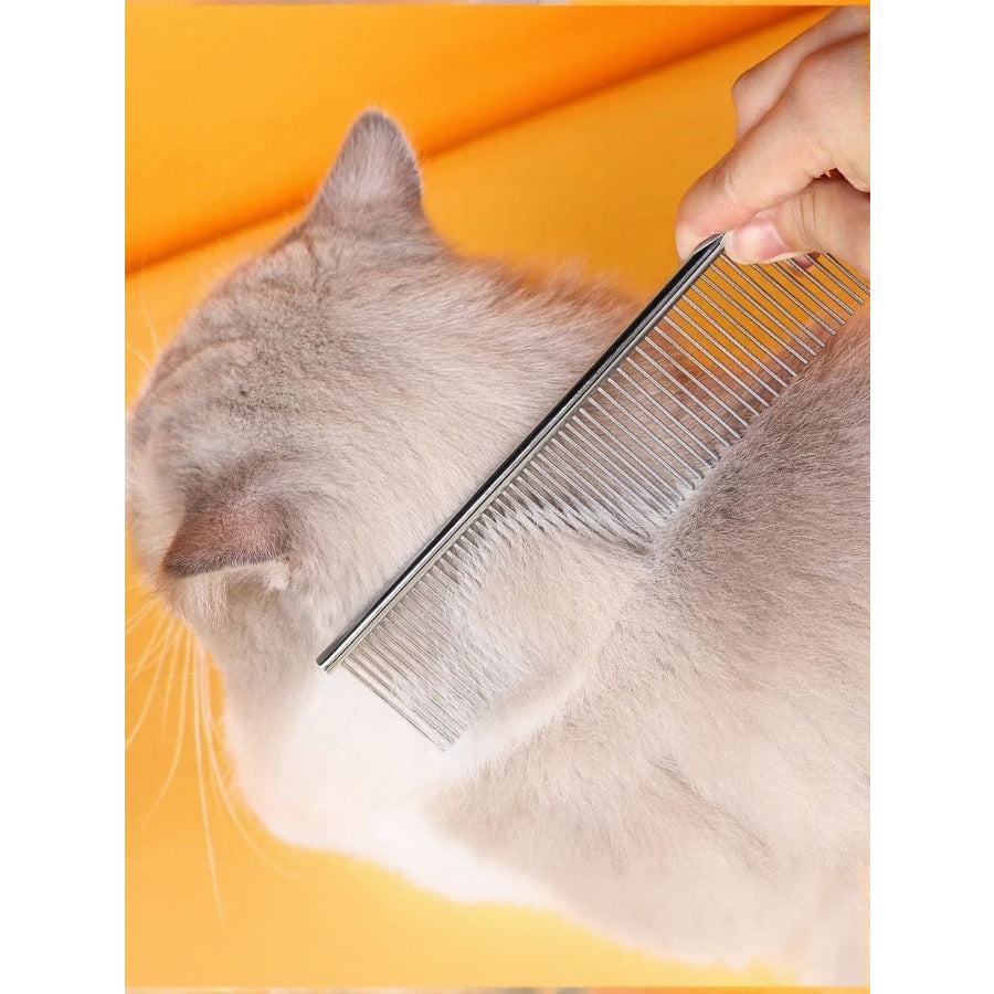 Stainless Steel Pet Grooming Comb for Hair Removal Combing / S Apparel and Accessories
