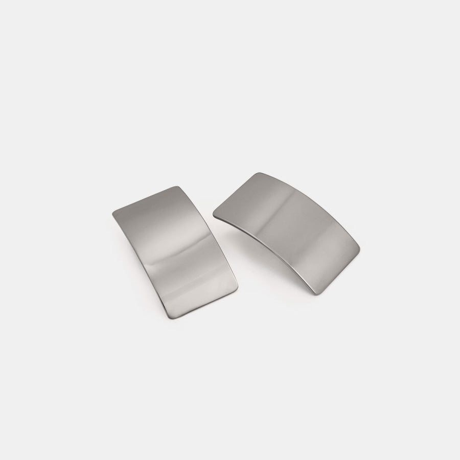 Stainless Steel Rectangle Earring Apparel and Accessories