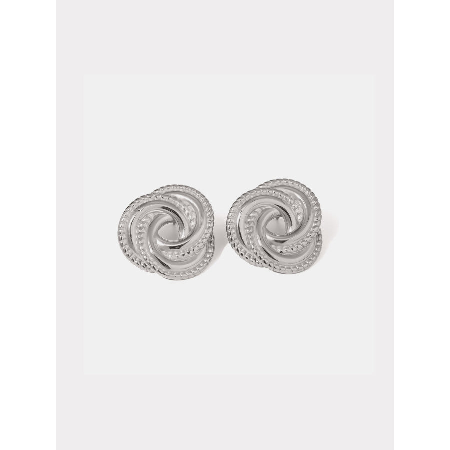 Stainless Steel Volution Stud Earrings Apparel and Accessories