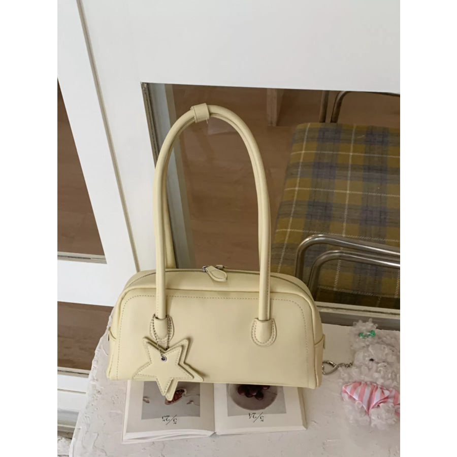 Star Charm Shoulder Bag Yellow / One Size Apparel and Accessories