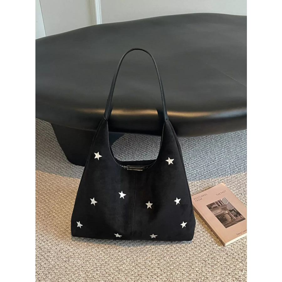 Star-Embellished Shoulder Bag Apparel and Accessories