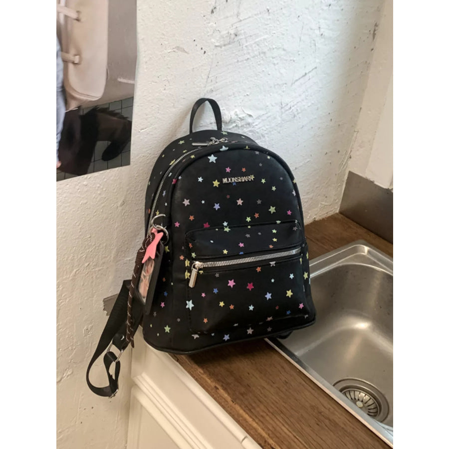 Star Pattern Backpack Bag Apparel and Accessories