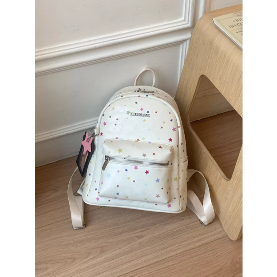 Star Pattern Backpack Bag Apparel and Accessories