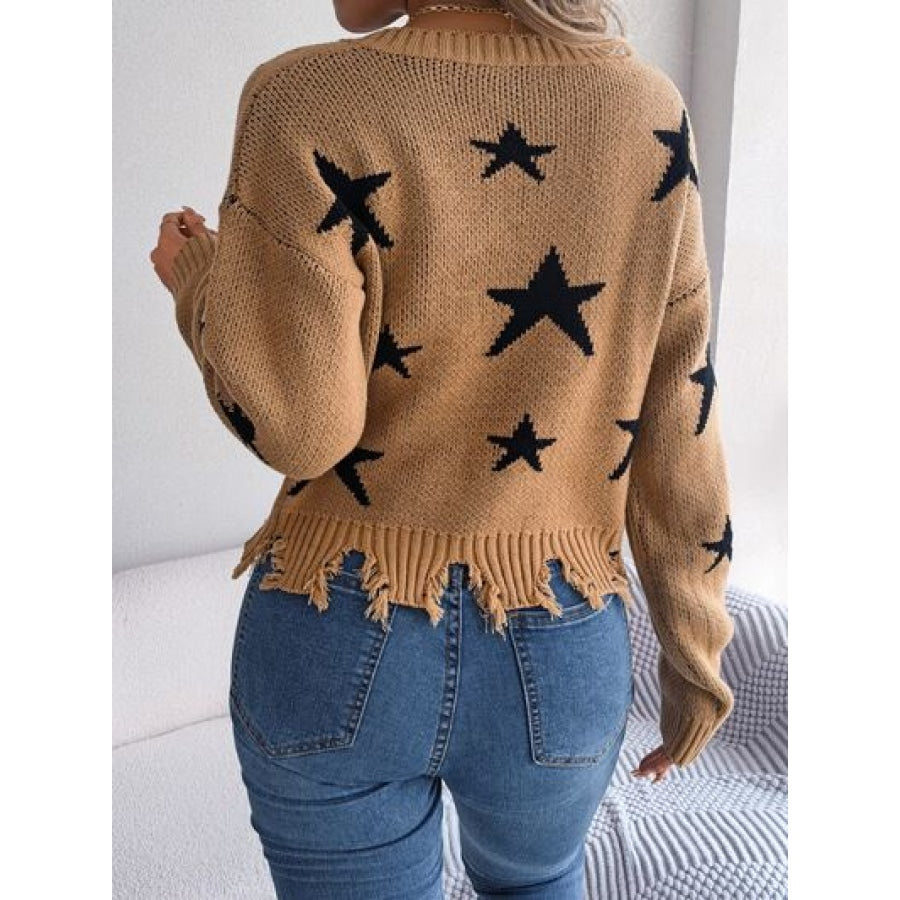 Star sweater outlet distressed