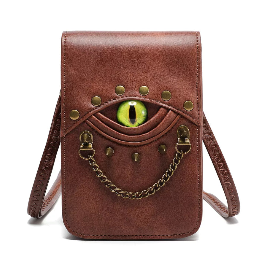 Steampunk Eye Decor Crossbody Bag Apparel and Accessories