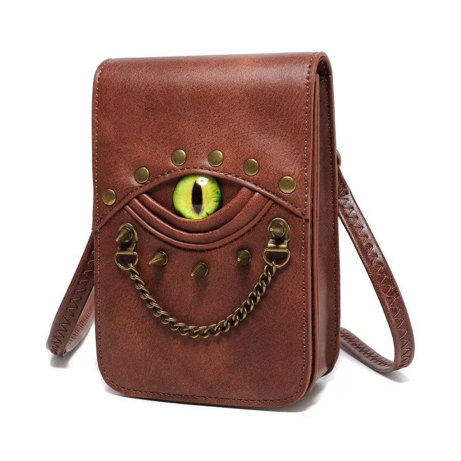 Steampunk Eye Decor Crossbody Bag Apparel and Accessories
