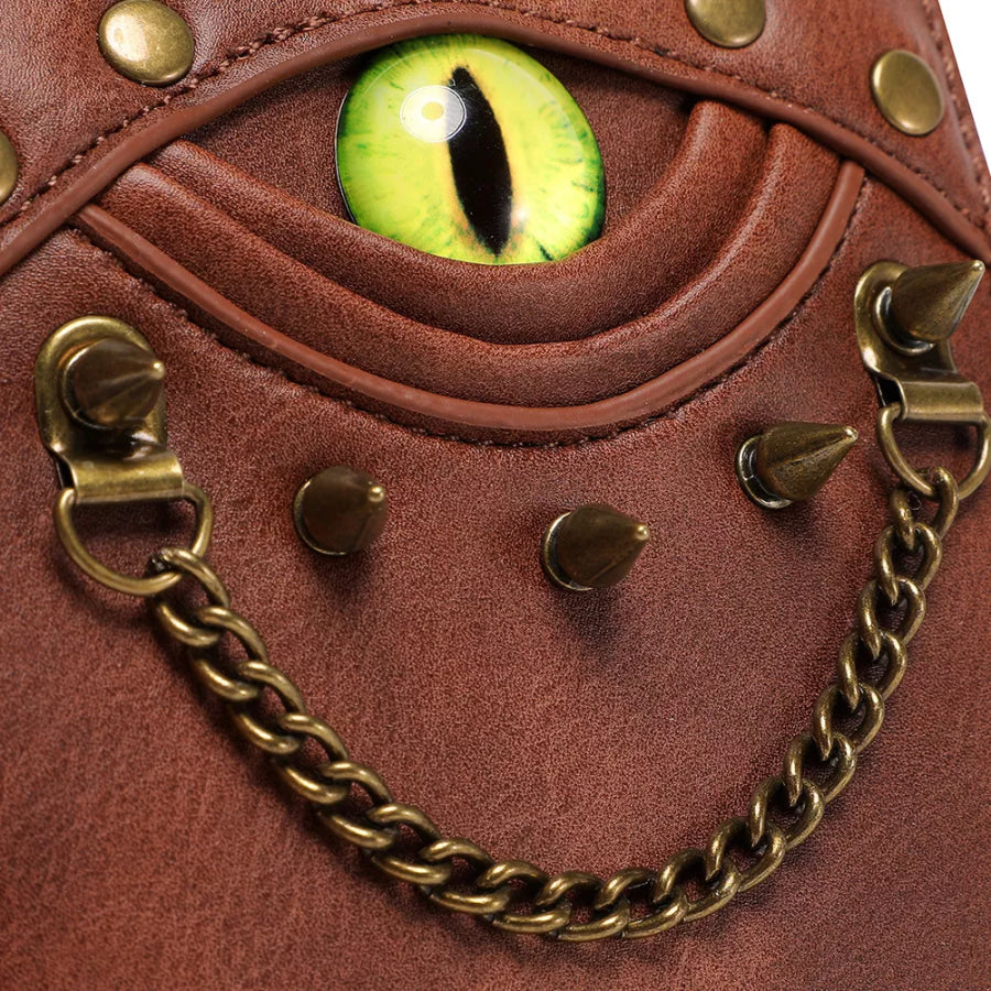 Steampunk Eye Decor Crossbody Bag Apparel and Accessories