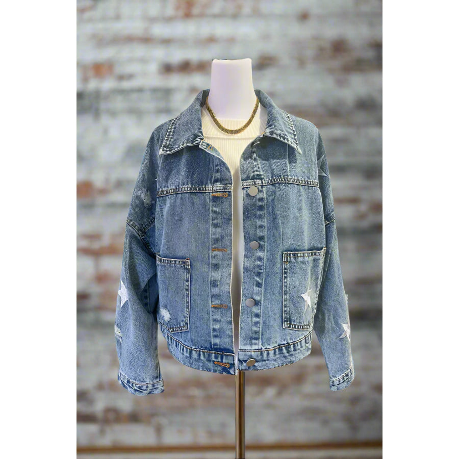 Stella Medium Wash Denim Jacket WS 503 Other Outerwear