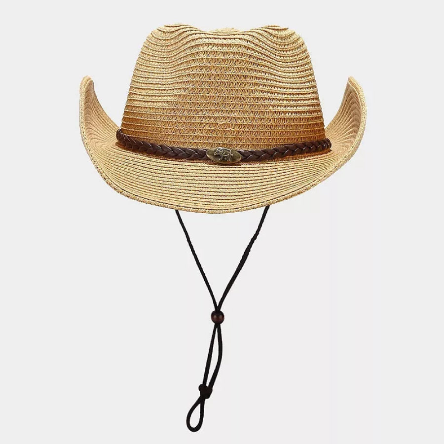Straw Cowboy Hat Apparel and Accessories