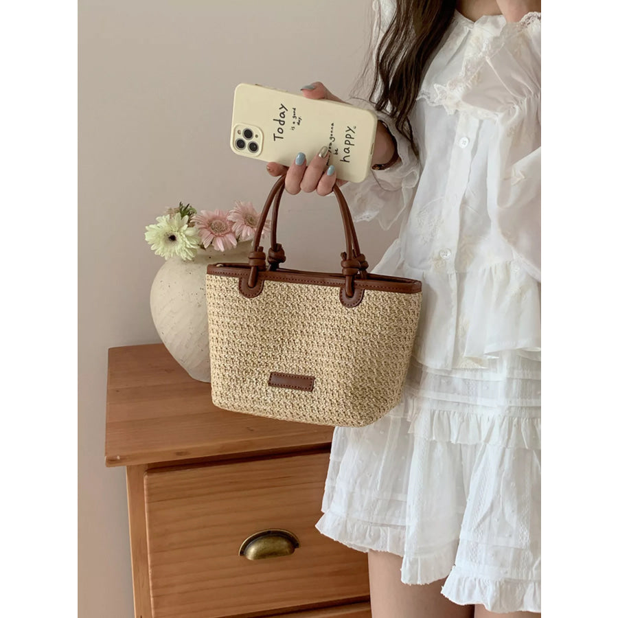 Straw Woven Crossbody Bag Apparel and Accessories