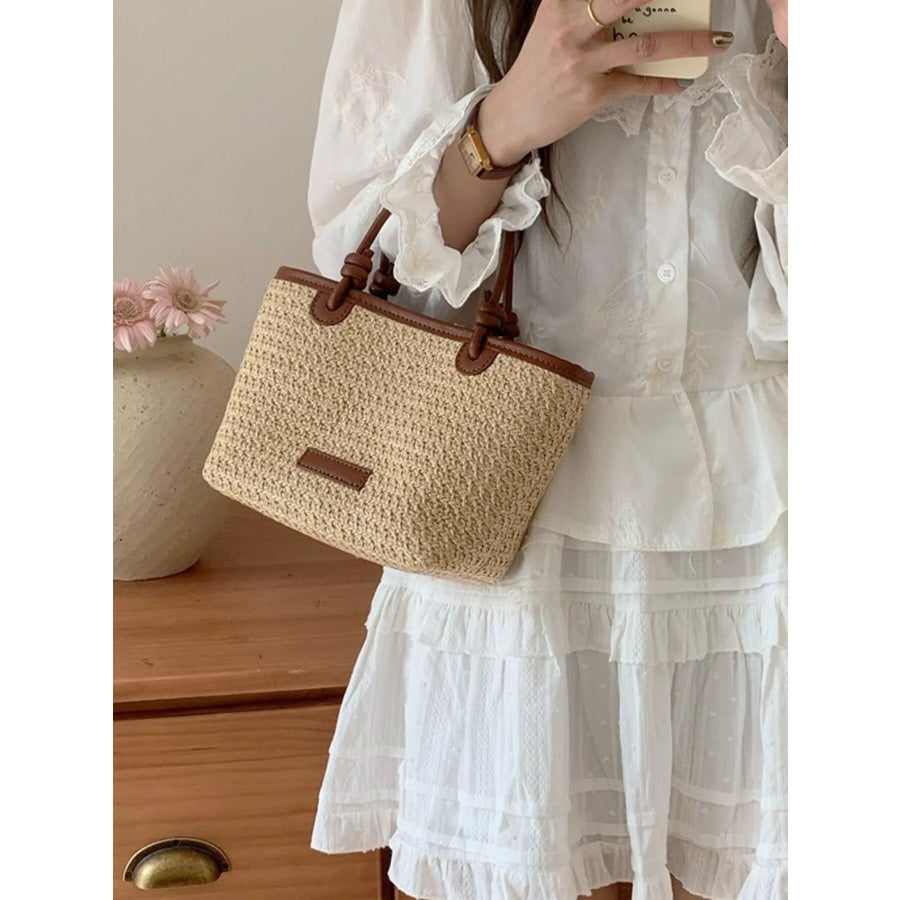 Straw Woven Crossbody Bag Apparel and Accessories