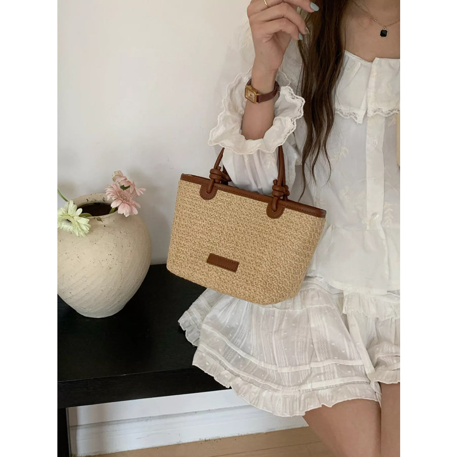 Straw Woven Crossbody Bag Apparel and Accessories