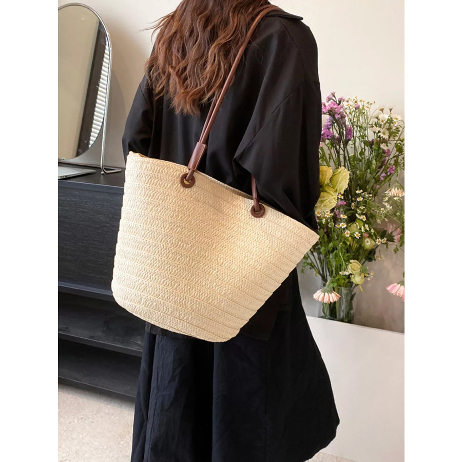 Straw Woven Shoulder Bag Apparel and Accessories