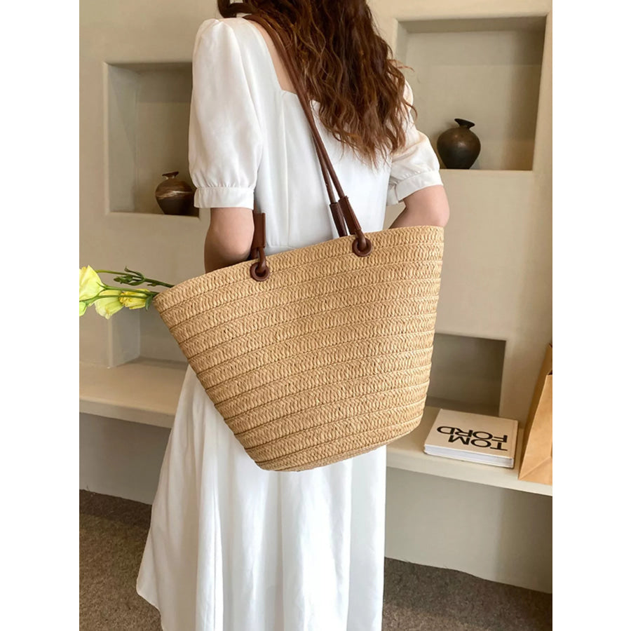 Straw Woven Shoulder Bag Apparel and Accessories