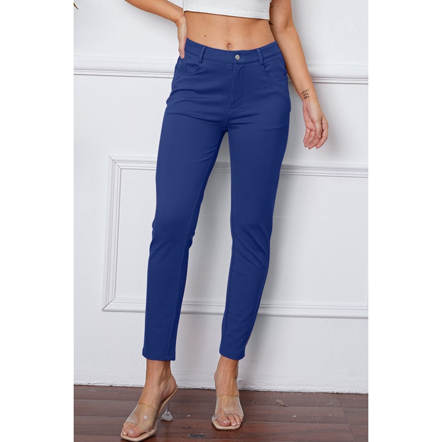 StretchyStitch Pants by Basic Bae Royal Blue / L Clothing