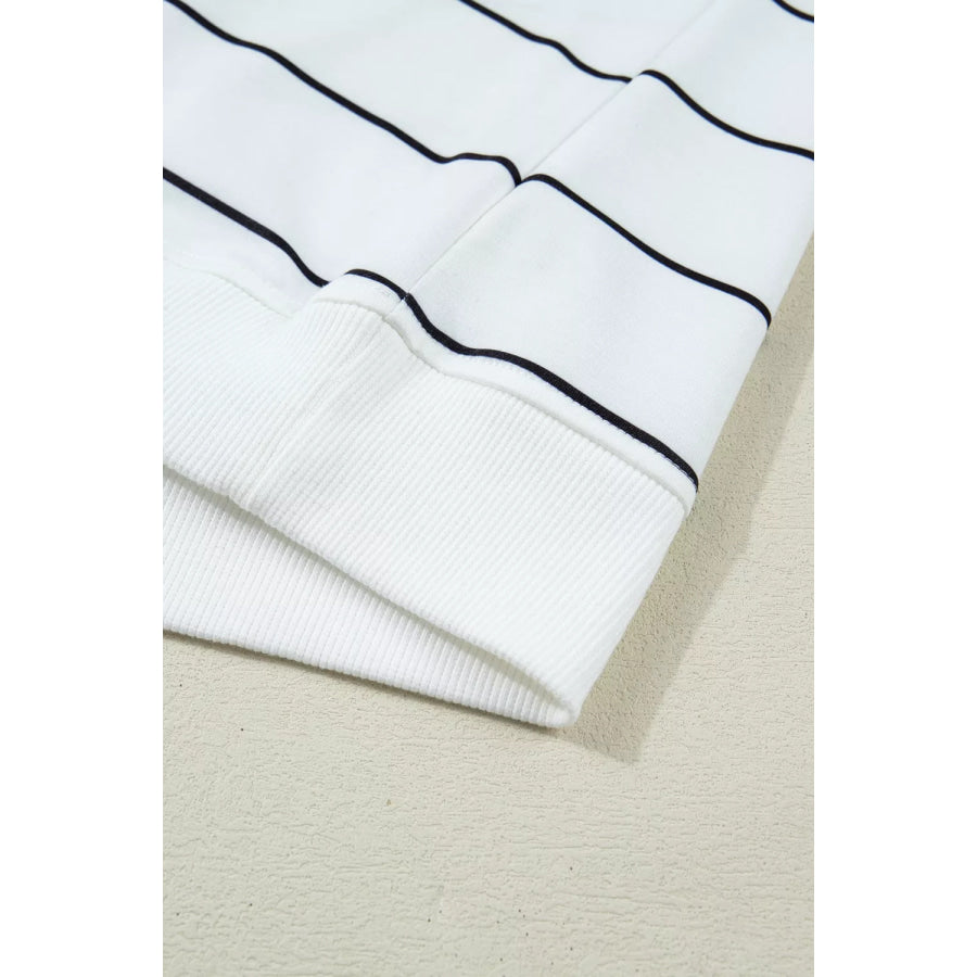 Stripe Color Block Zip V Neck Sleeveless Top Apparel and Accessories