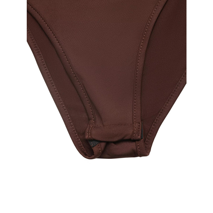 Striped Button-Up Bodysuit Apparel and Accessories