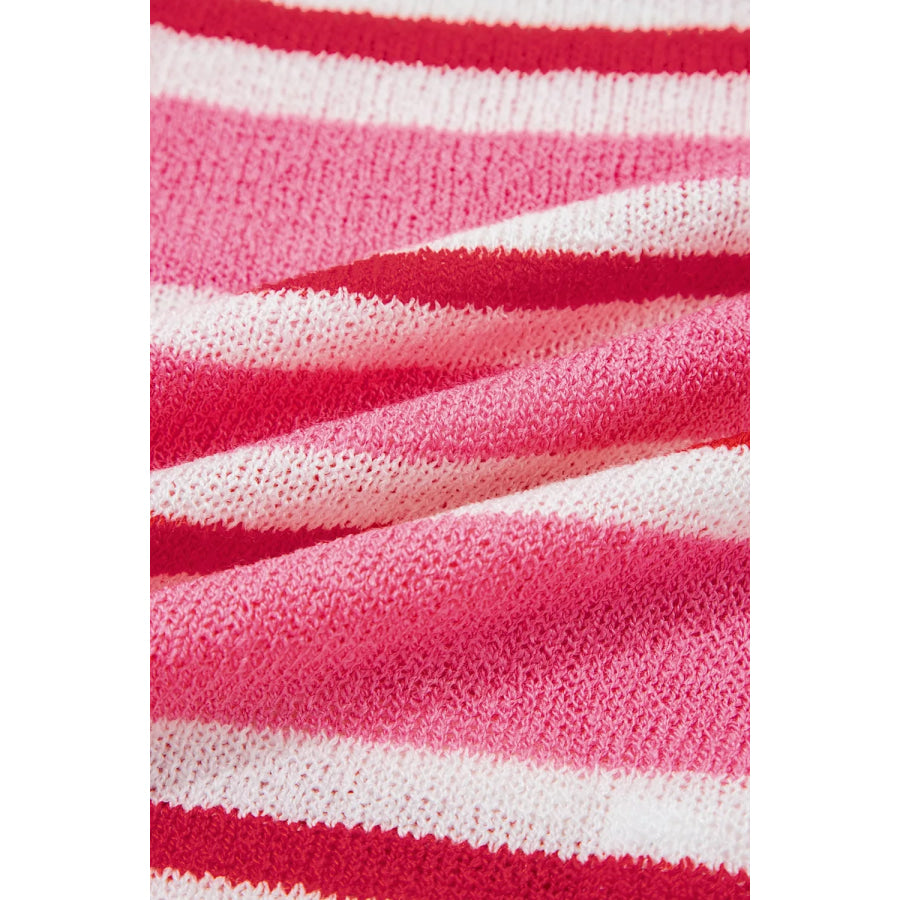 Striped Button-Up Cardigan Apparel and Accessories