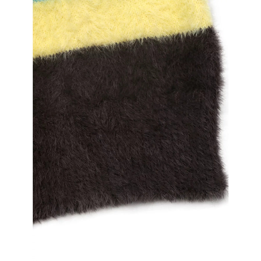 Striped Dropped Shoulder Sweater Apparel and Accessories