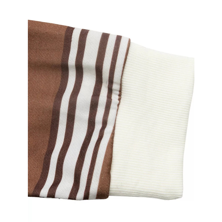 Striped Dropped Shoulder Sweatshirt Apparel and Accessories