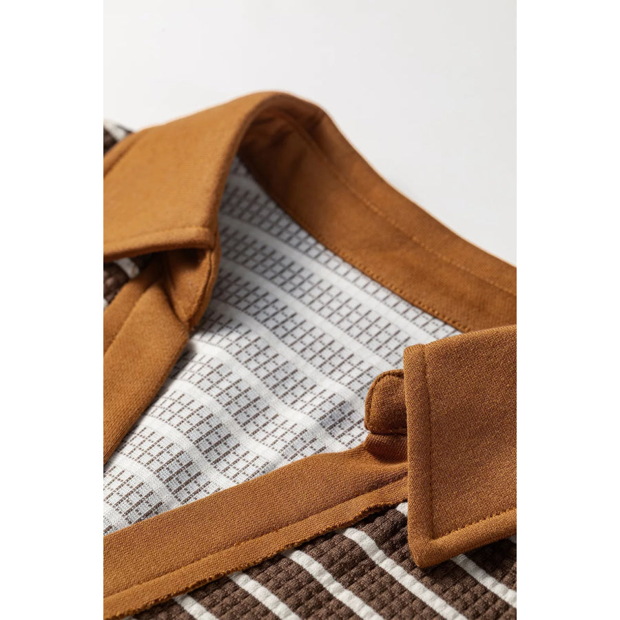 Striped Dropped Shoulder Sweatshirt Apparel and Accessories