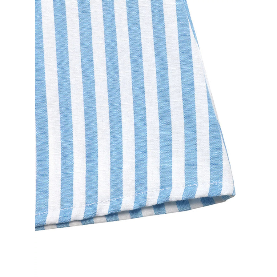 Striped Halter Neck Maxi Dress Apparel and Accessories