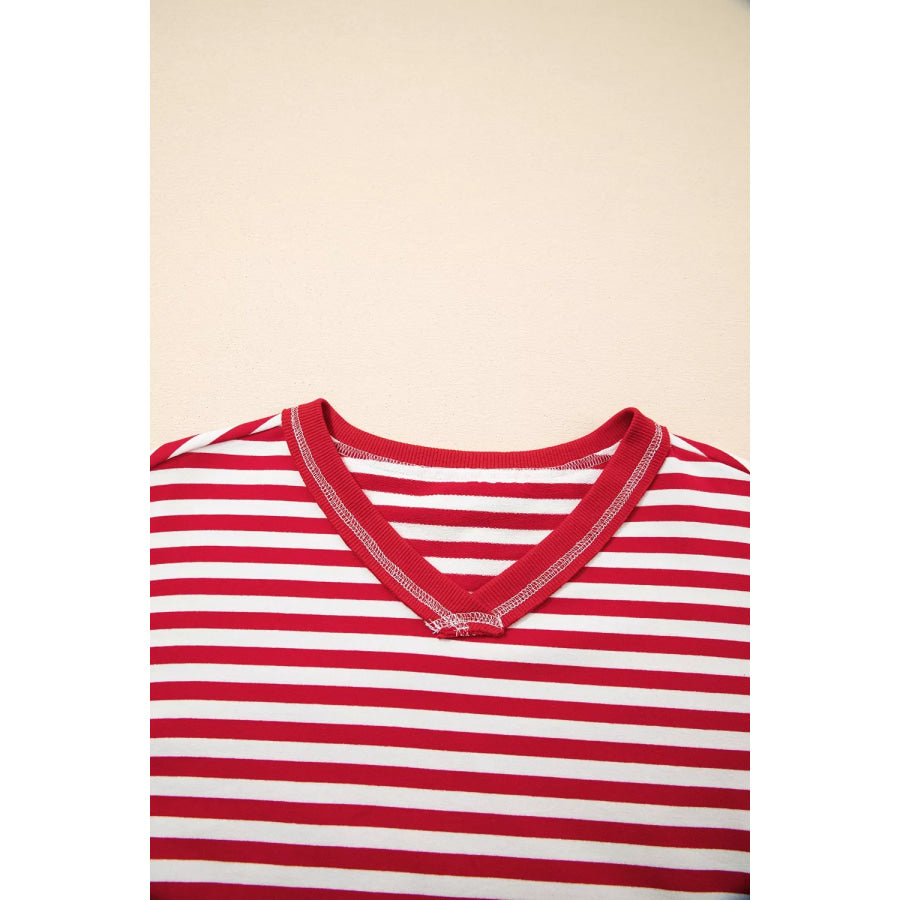 Striped Long Sleeve Casual Sweatshirt Apparel and Accessories